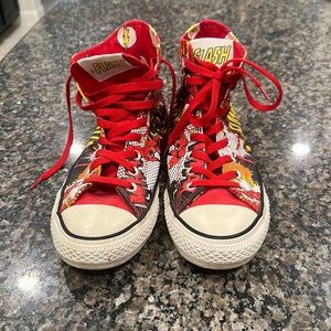 Limited Edition Flash Chuck Taylor Converse All Star high top tennis shoes